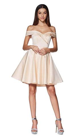 Short satin dress CD0140