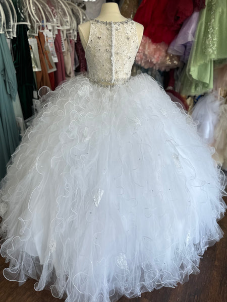 Morilee 89026 in white size 10
