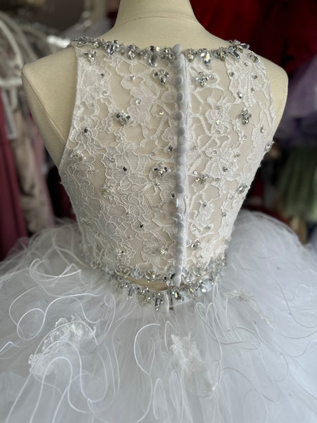 Morilee 89026 in white size 10