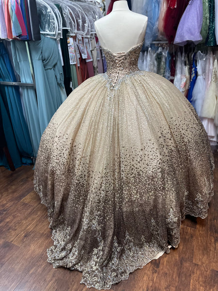Morilee 89278 in Gold/Bronze size 10